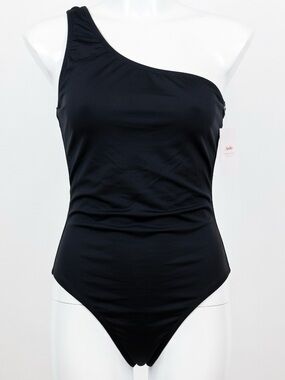 ANDIE One-Shoulder Black Women’s Swimsuit
Size LT (Large Tall)